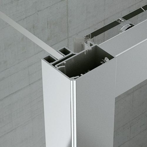 Top-Line zalamovacie sprchové dvere Topk detail rohu