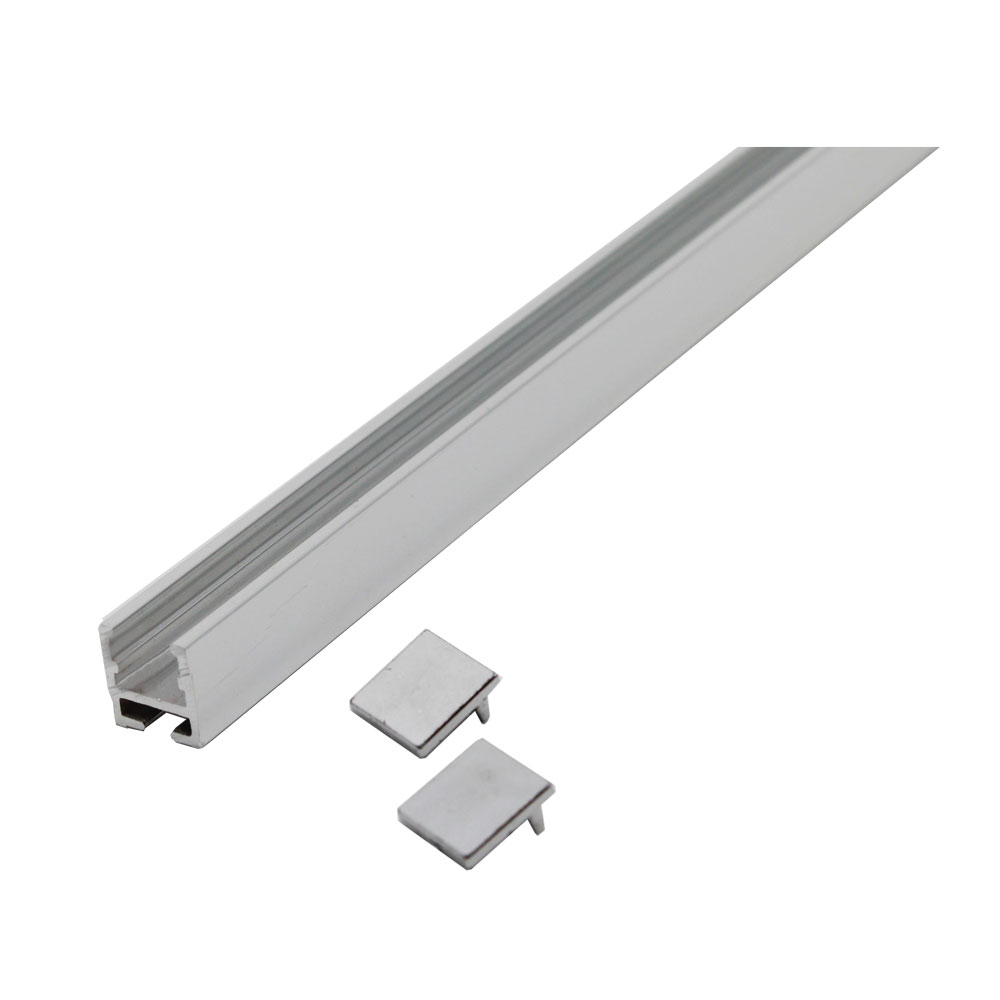 Mereo Spodná ALU lišta pre CK1060xH, vr. 2 ks krytiek, dĺžka 110 cm
