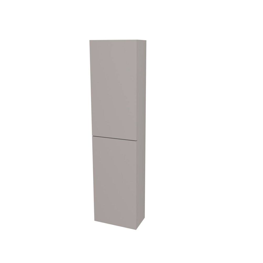 Mereo Aira, kúpeľňová skrinka 170 cm vysoká, pravé otváranie, Multidecor, Arktická sivá