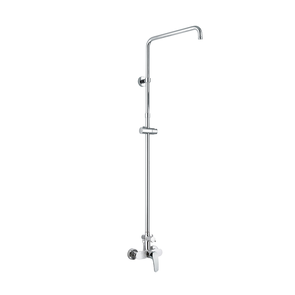 Mereo Nástenná sprchová bateria Eve 150 mm so sprchovou tyčou bez príslušenstva