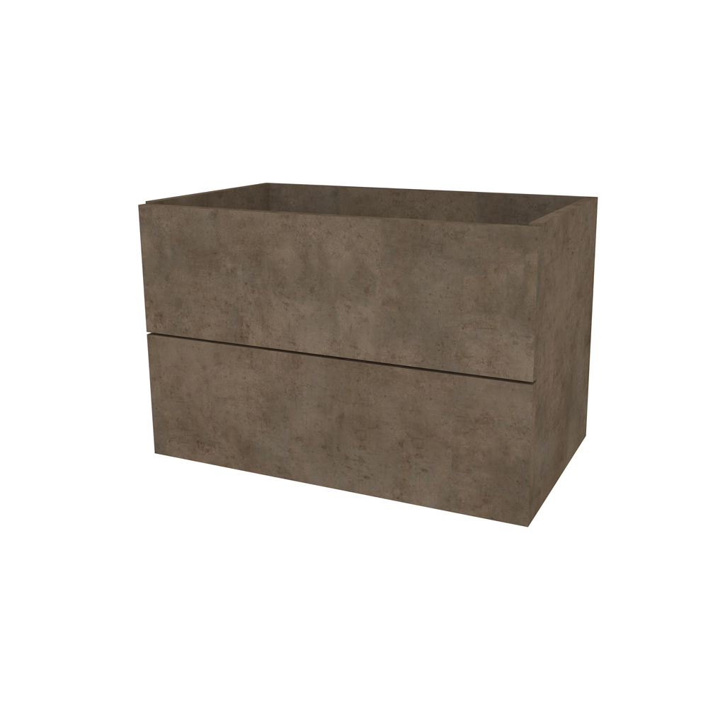 Mereo Aira, kúpeľňová skrinka 101 cm, Multidecor, Betón Chicago tmavosivý