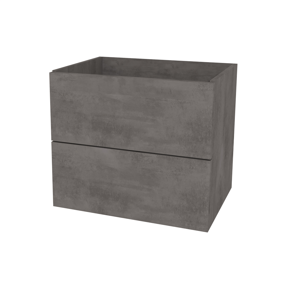 Mereo Ponte, kúpeľňová skrinka 61 cm, Multidecor, Betón tmavosivý