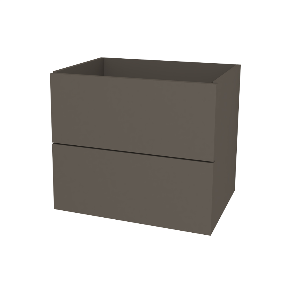 Mereo Ponte, kúpeľňová skrinka 61 cm, Multidecor, Lávovo sivá
