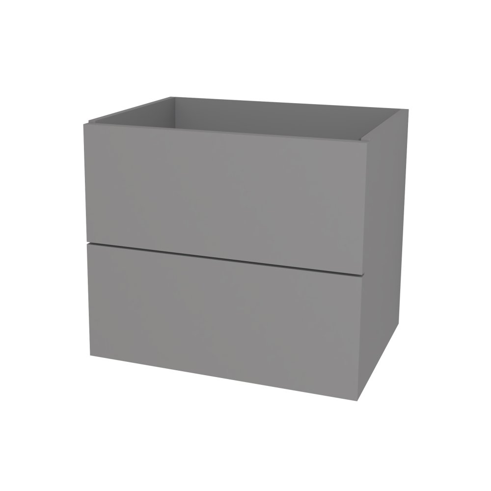 Mereo Ponte, kúpeľňová skrinka 61 cm, Multidecor, Šedá supermat