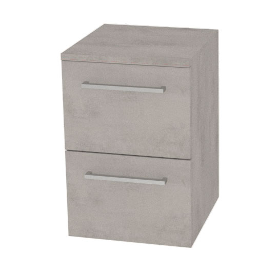Mereo Bino, kúpeľňová skrinka spodná 50 cm, Multidecor, Chromix strieborný
