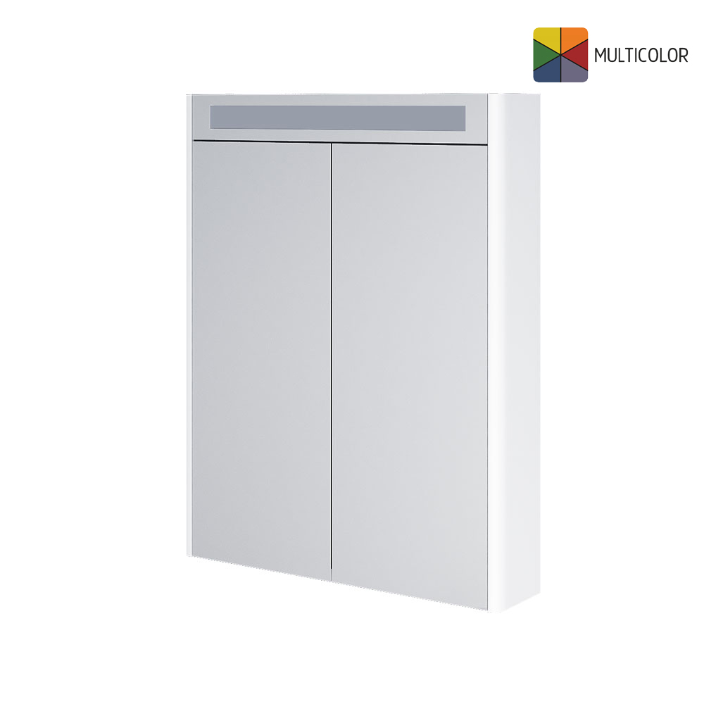 Mereo Siena, kúpeľňová galérka 64 cm, zrkadlová skrinka, multicolor - RAL lesk