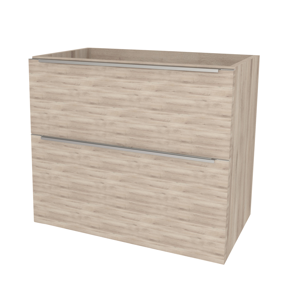 Mereo Mailo, kúpeľňová skrinka 81 cm, chróm madlo, Multidecor, Dub Kronberg svetlý