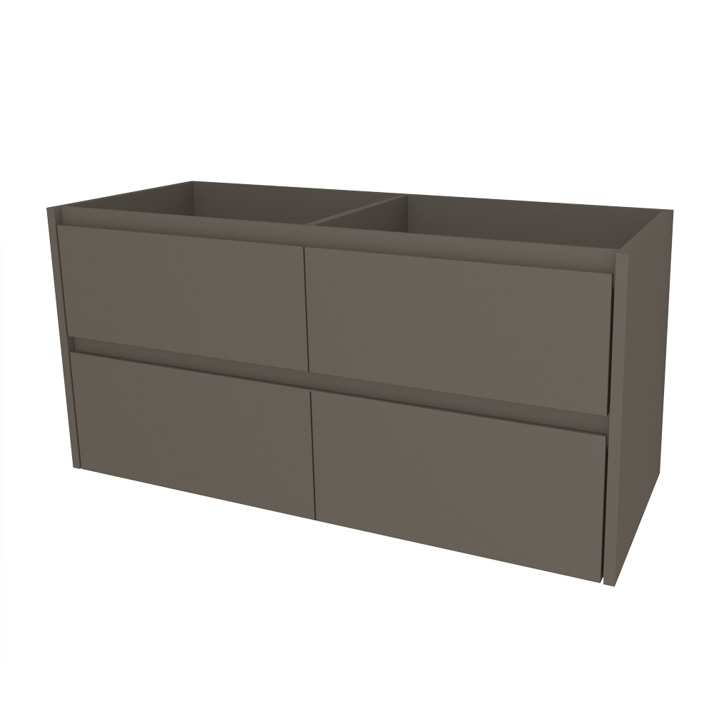 Mereo Opto, kúpeľňová skrinka 121 cm, Multidecor, Lávovo sivá