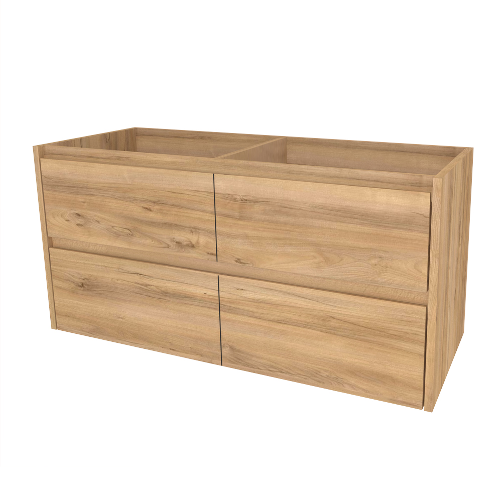 Mereo Opto, kúpeľňová skrinka 121 cm, Multidecor, Orech Pacifik prírodný