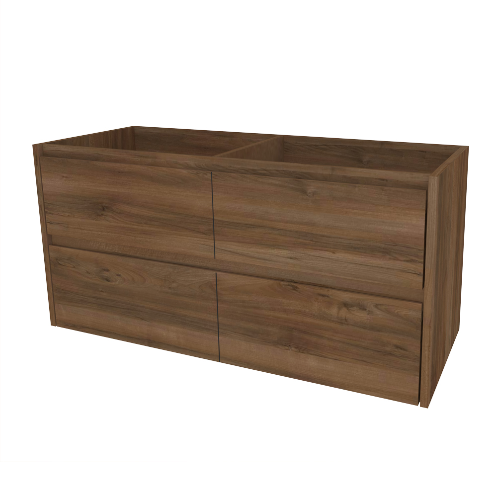 Mereo Opto, kúpeľňová skrinka 121 cm, Multidecor, Orech Pacifik tabákový