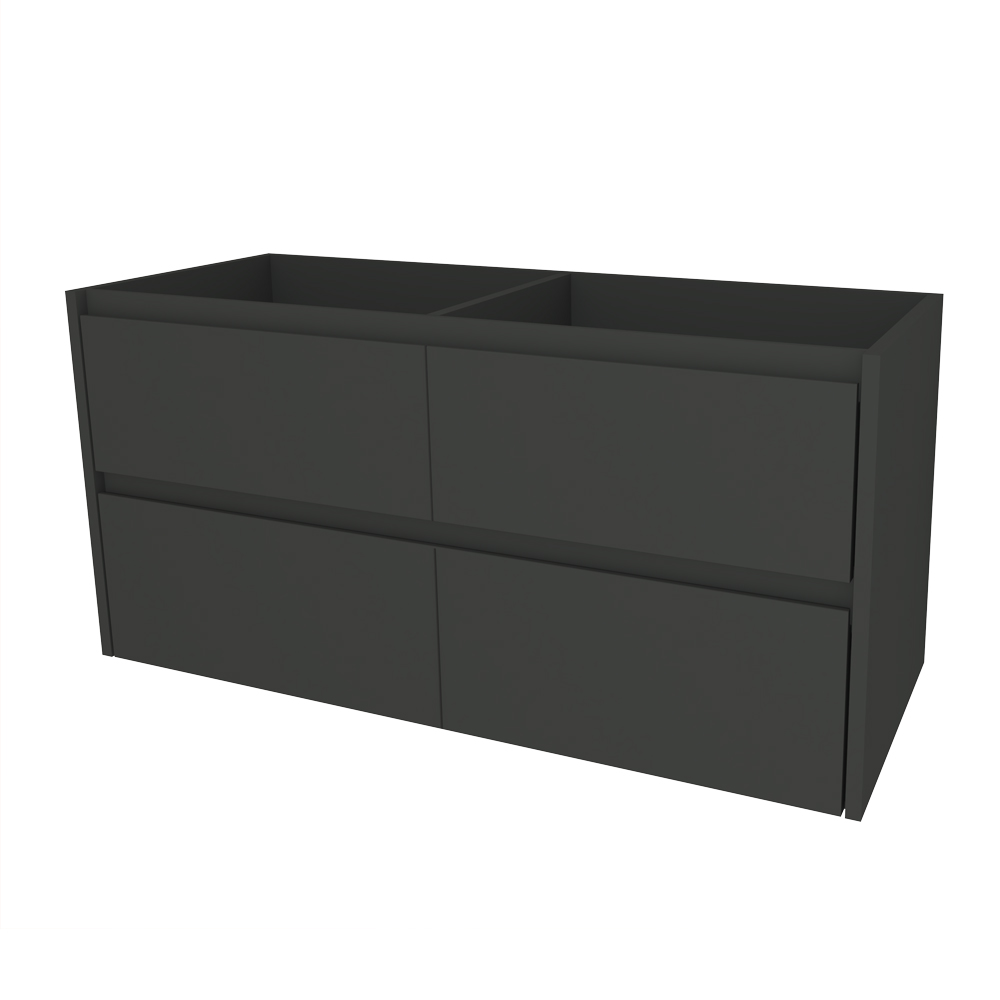 Mereo Opto, kúpeľňová skrinka 121 cm, Multidecor, Šedá antracit