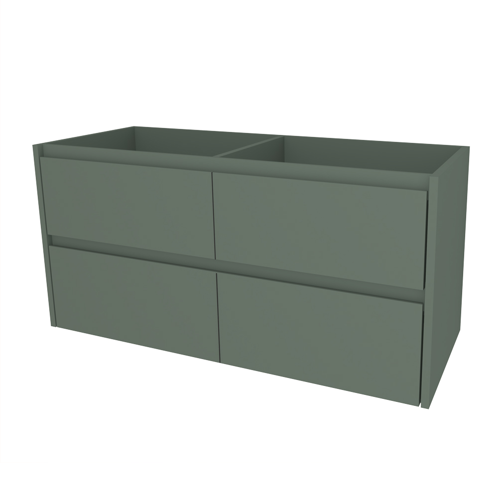 Mereo Opto, kúpeľňová skrinka 121 cm, Multidecor, Zelená Verde