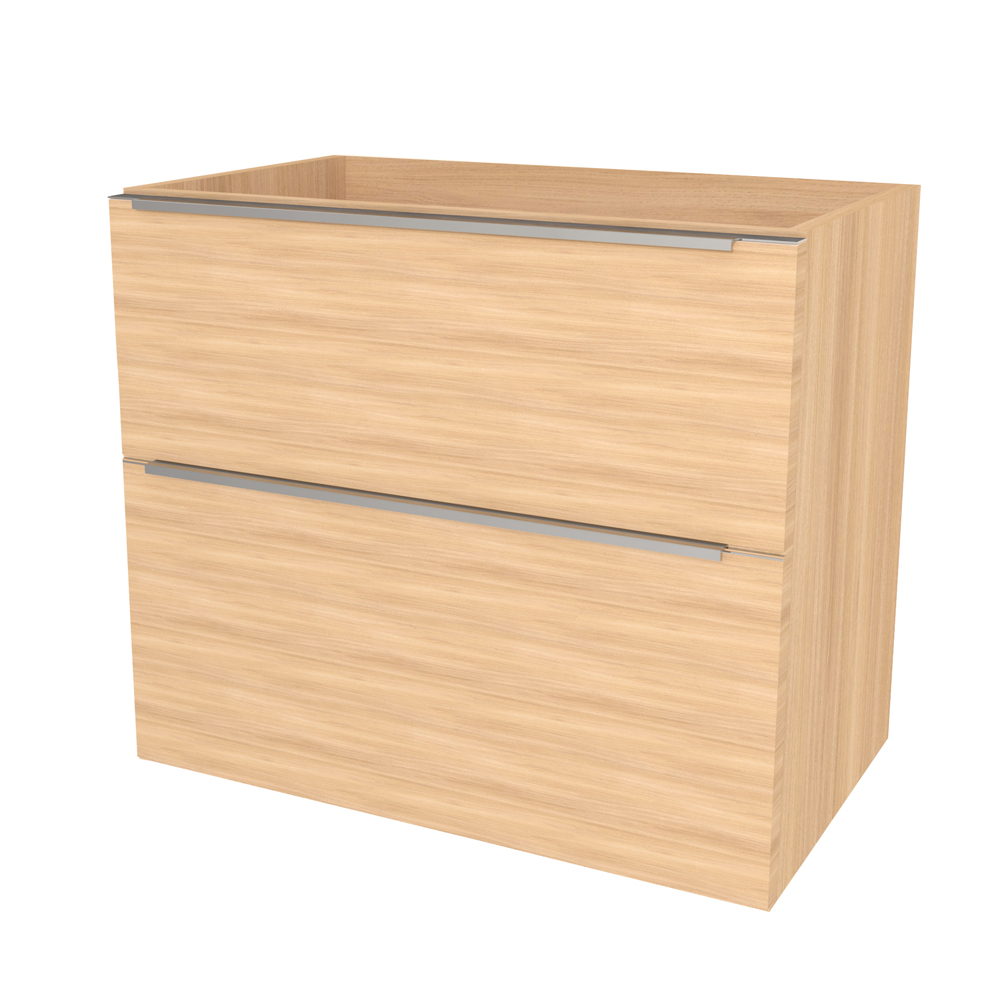 Mereo Mailo, kúpeľňová skrinka 81 cm, chróm madlo, Multidecor, Dub Sand Barbera