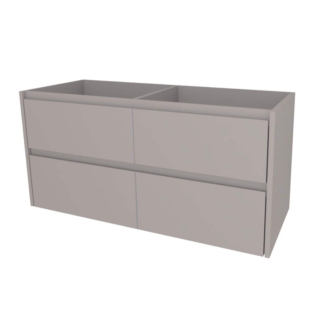Mereo Opto, kúpeľňová skrinka 121 cm, Multidecor, Arktická sivá