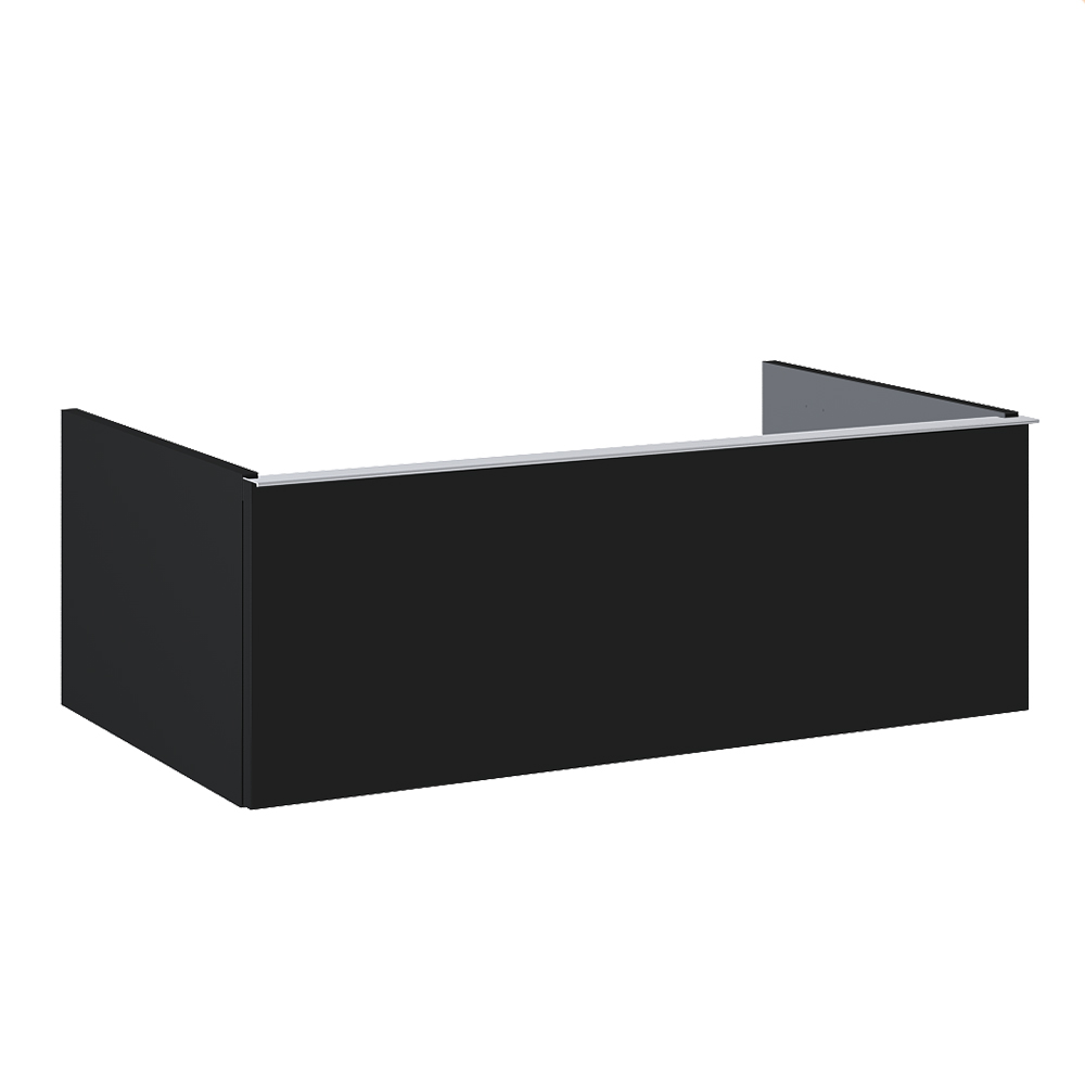 Scarlet skrinka pod dosku 1Z 80cm čierna mat