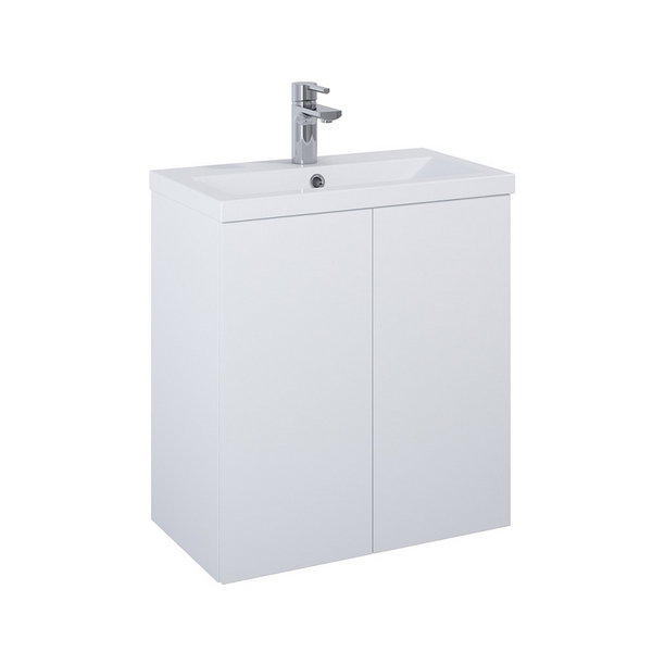 Myllo SET 60cm 2D biela lesk skrinka + umývadlo