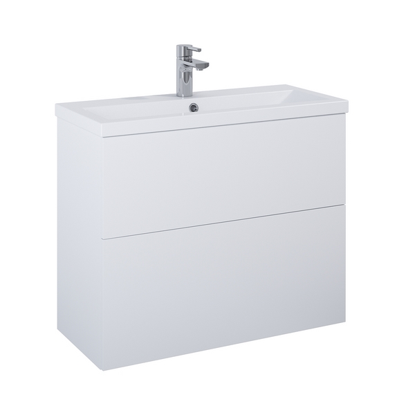 Myllo SET 80cm 2Z biela lesk skrinka + umývadlo