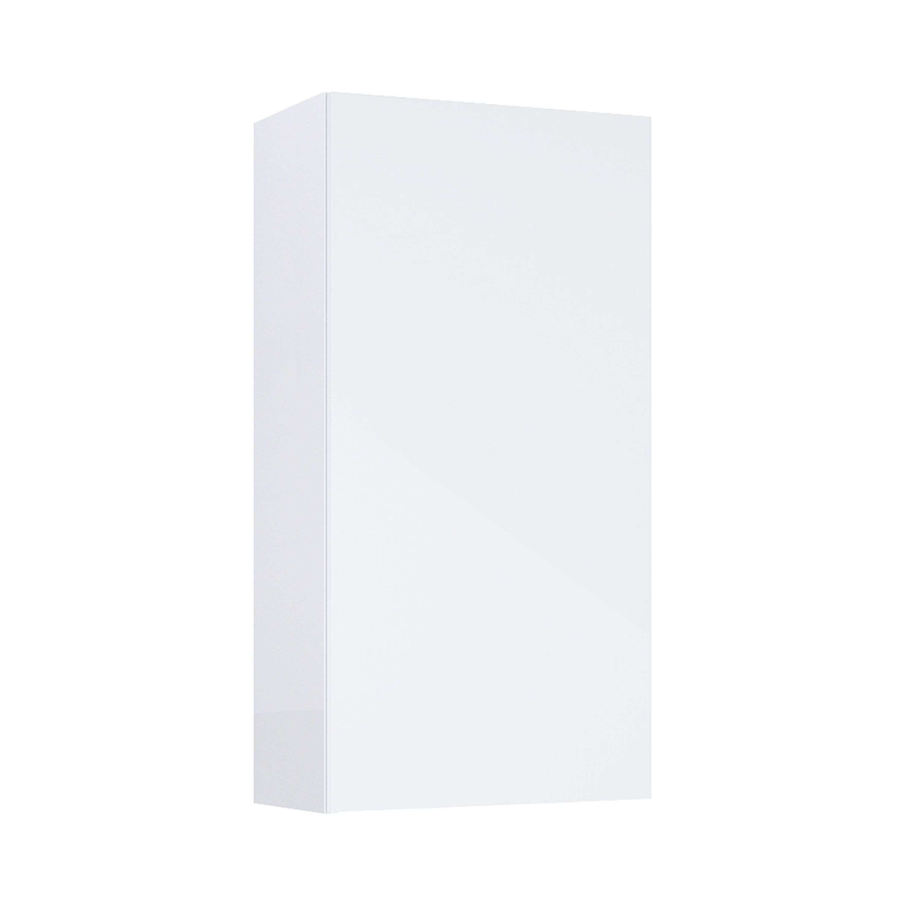 Uni. horná skr. 1D 40x80x21,6cm biela lesk