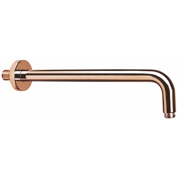 Nástenné sprch. rameno 400mm oválne rose gold