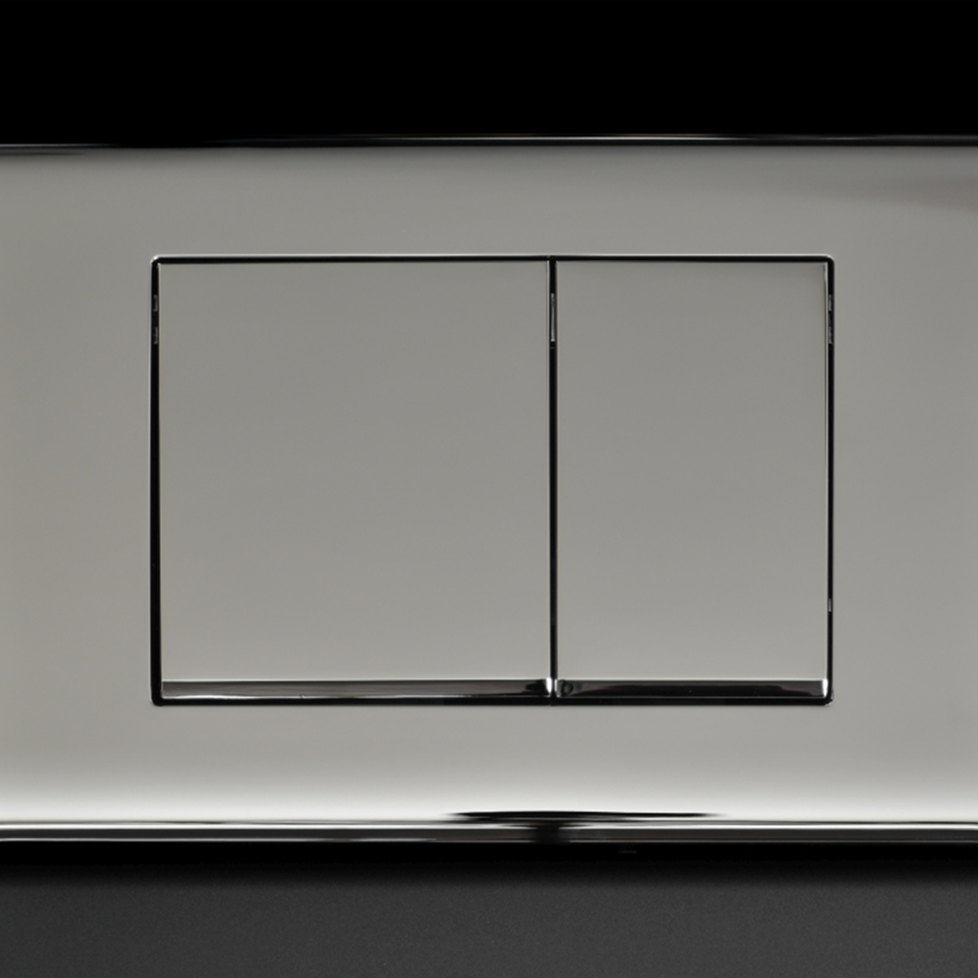 CUBE ovládacie tlačidlo ABS chróm