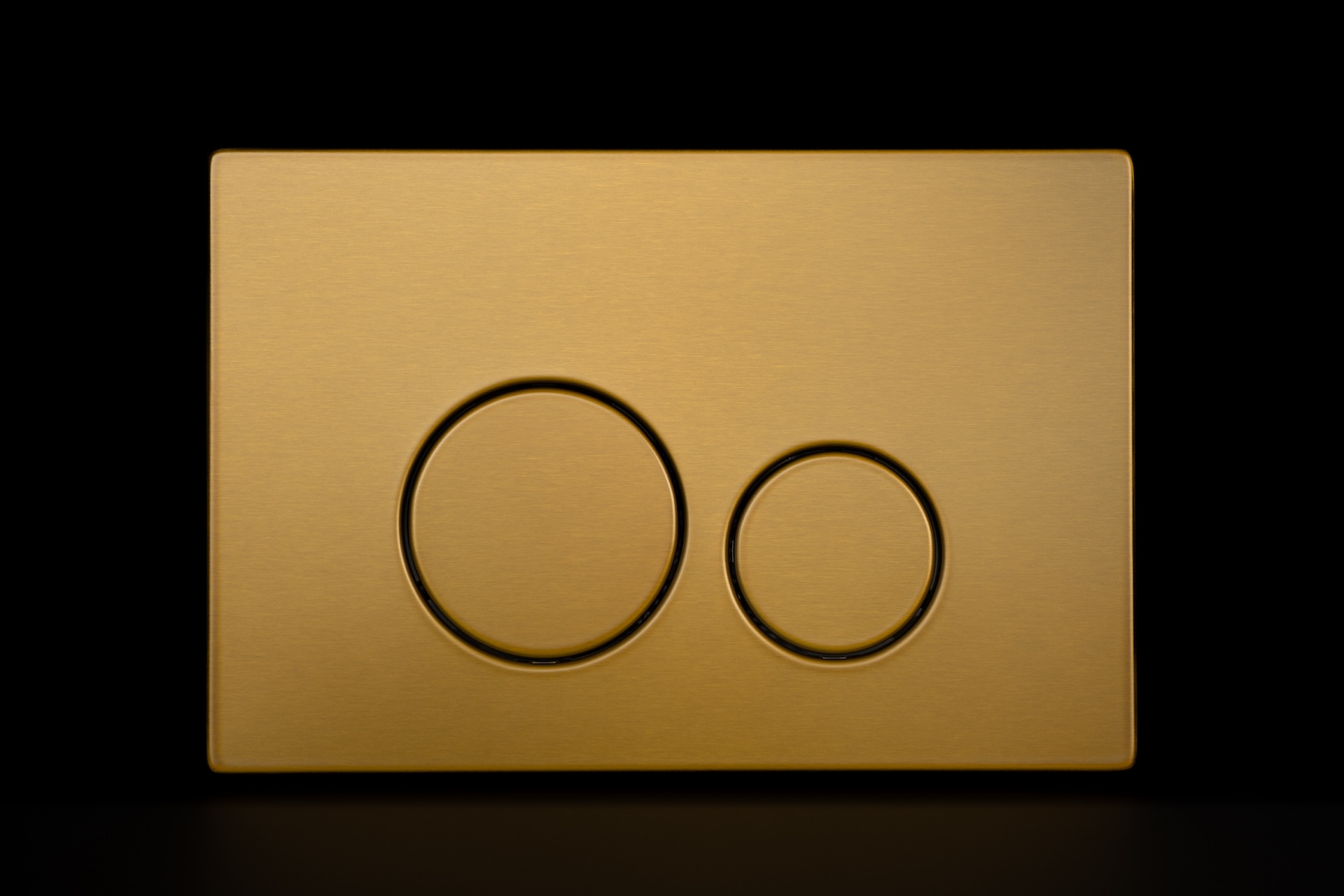 METAL ovládacie tlačidlo Brushed Gold IMEX
