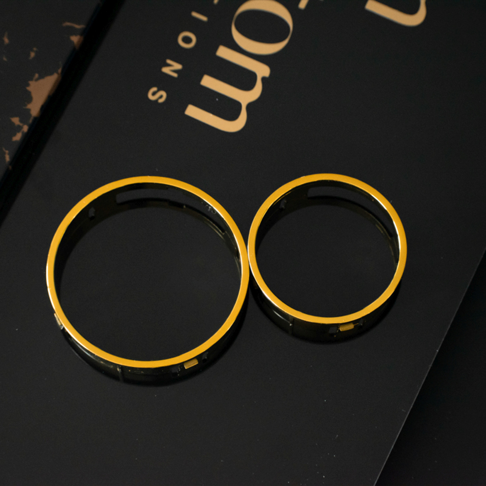 CUSTOM RINGS sada krúžkov zlatý chrom