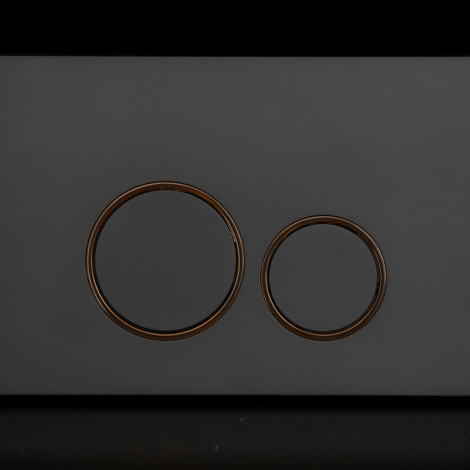 CUSTOM RINGS ovládacie tlačidlo ABS čierna matná/m