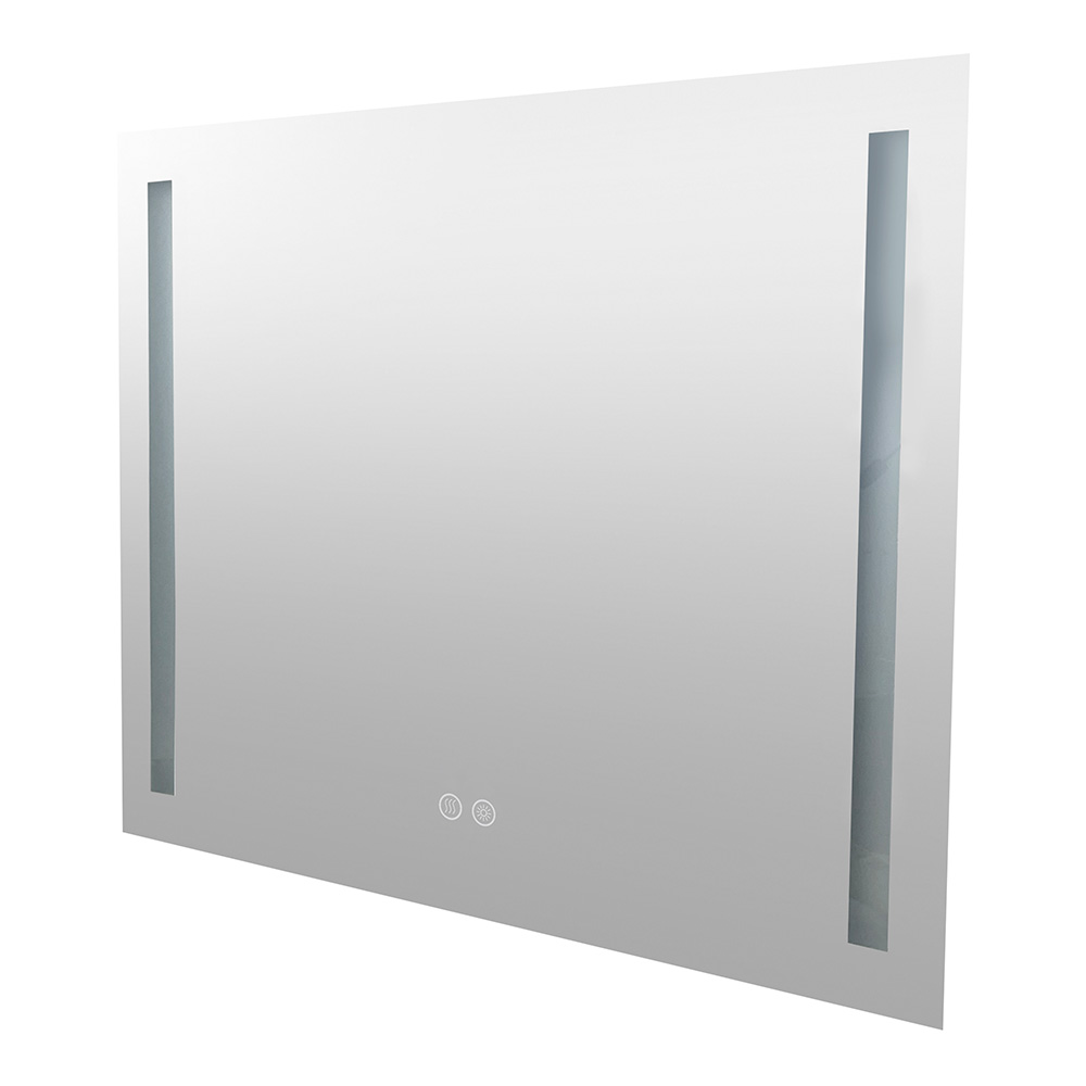 Mereo Zrkadlo 120x70 cm s LED osvetlením a odhmlievaním